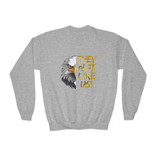 Load image into Gallery viewer, They Not Like Us! Crewneck Sweatshirt (Youth Size)