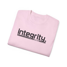Load image into Gallery viewer, Bold Integrity : Heavy Cotton Tee : Black Letters