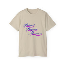 Load image into Gallery viewer, Blessed Beyond Measure : REV 19:8 : Light Ultra Cotton Tee