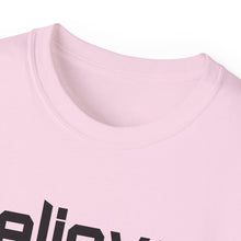 Load image into Gallery viewer, Bold Believer : Heavy Cotton Tee : Black Letters