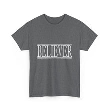 Load image into Gallery viewer, Believer : Heavy Cotton Tee : White Letters