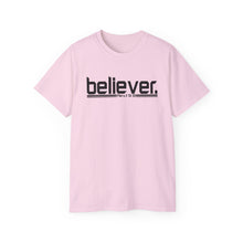 Load image into Gallery viewer, Bold Believer : Heavy Cotton Tee : Black Letters