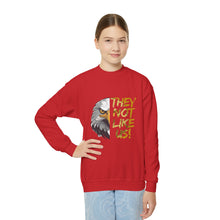 Load image into Gallery viewer, They Not Like Us! Crewneck Sweatshirt (Youth Size)