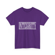 Load image into Gallery viewer, Integrity : Heavy Cotton Tee : White Letters