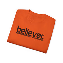 Load image into Gallery viewer, Bold Believer : Heavy Cotton Tee : Black Letters
