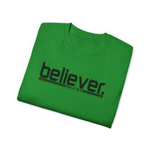 Load image into Gallery viewer, Bold Believer : Heavy Cotton Tee : Black Letters