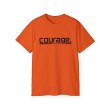 Load image into Gallery viewer, Bold Courage : Heavy Cotton Tee : Black Letters