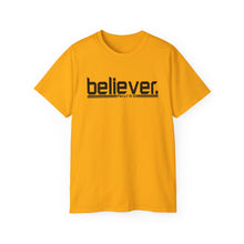Load image into Gallery viewer, Bold Believer : Heavy Cotton Tee : Black Letters
