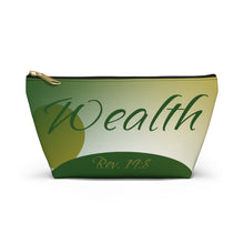 Load image into Gallery viewer, Carry Wealth : Accessory Pouch w T-bottom
