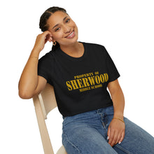 Load image into Gallery viewer, Property of Sherwood T-Shirt - Gold Font (Adult Size)

