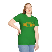 Load image into Gallery viewer, Property of Sherwood T-Shirt - Gold Font (Adult Size)

