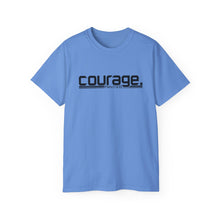 Load image into Gallery viewer, Bold Courage : Heavy Cotton Tee : Black Letters
