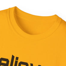 Load image into Gallery viewer, Bold Believer : Heavy Cotton Tee : Black Letters

