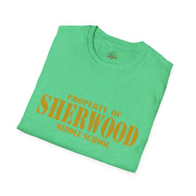 Load image into Gallery viewer, Property of Sherwood T-Shirt - Gold Font (Adult Size)
