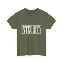 Load image into Gallery viewer, Integrity : Heavy Cotton Tee : White Letters
