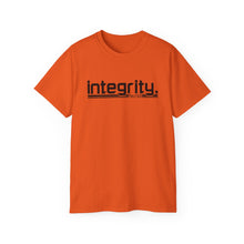 Load image into Gallery viewer, Bold Integrity : Heavy Cotton Tee : Black Letters
