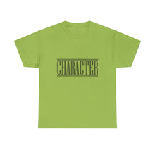 Load image into Gallery viewer, Character : Heavy Cotton Tee : Black Letters

