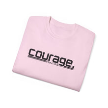 Load image into Gallery viewer, Bold Courage : Heavy Cotton Tee : Black Letters
