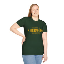 Load image into Gallery viewer, Property of Sherwood T-Shirt - Gold Font (Adult Size)
