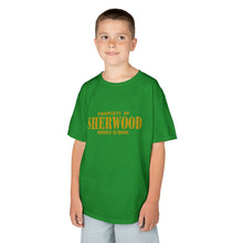 Load image into Gallery viewer, Property of Sherwood T-Shirt - Gold Font (Youth Size)
