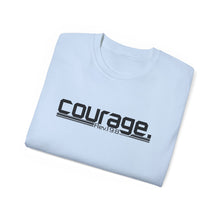 Load image into Gallery viewer, Bold Courage : Heavy Cotton Tee : Black Letters
