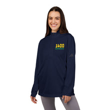 Load image into Gallery viewer, 1400! Gold/Green Adidas® Quarter-Zip Pullover
