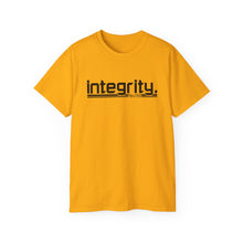 Load image into Gallery viewer, Bold Integrity : Heavy Cotton Tee : Black Letters
