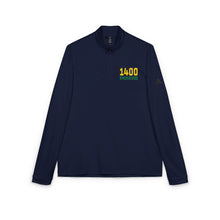 Load image into Gallery viewer, 1400! Gold/Green Adidas® Quarter-Zip Pullover
