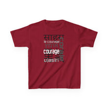 Load image into Gallery viewer, Many Ways To Say Courage : Kids Tee
