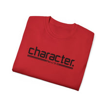 Load image into Gallery viewer, Bold Character : Heavy Cotton Tee : Black Letters
