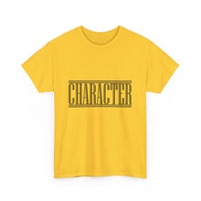 Load image into Gallery viewer, Character : Heavy Cotton Tee : Black Letters
