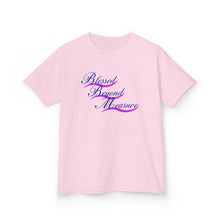 Load image into Gallery viewer, Blessed Beyond Measure : Rev 19:8 : Light Kids Tee
