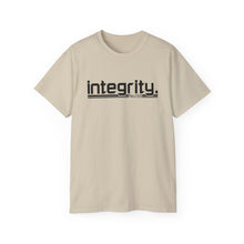 Load image into Gallery viewer, Bold Integrity : Heavy Cotton Tee : Black Letters
