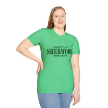 Load image into Gallery viewer, Property of Sherwood T-Shirt - Green Font (Adult Size)
