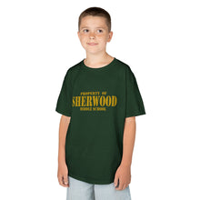 Load image into Gallery viewer, Property of Sherwood T-Shirt - Gold Font (Youth Size)
