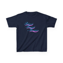Load image into Gallery viewer, Blessed Beyond Measure : Rev 19:8 : Dark Kids Tee
