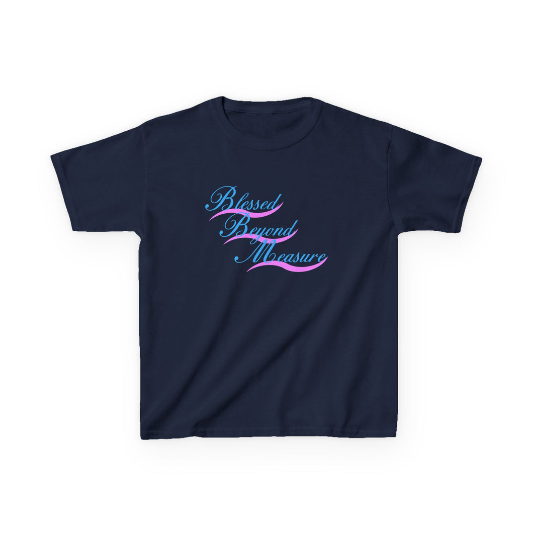 Blessed Beyond Measure : Rev 19:8 : Dark Kids Tee