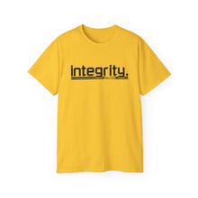 Load image into Gallery viewer, Bold Integrity : Heavy Cotton Tee : Black Letters
