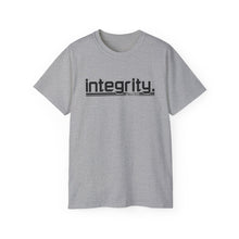 Load image into Gallery viewer, Bold Integrity : Heavy Cotton Tee : Black Letters
