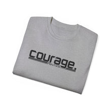 Load image into Gallery viewer, Bold Courage : Heavy Cotton Tee : Black Letters
