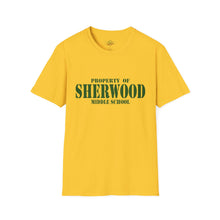 Load image into Gallery viewer, Property of Sherwood T-Shirt - Green Font (Adult Size)

