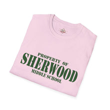 Load image into Gallery viewer, Property of Sherwood T-Shirt - Green Font (Adult Size)
