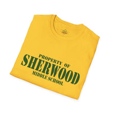 Load image into Gallery viewer, Property of Sherwood T-Shirt - Green Font (Adult Size)

