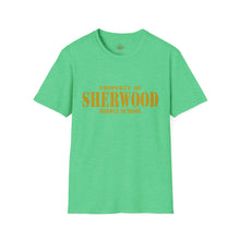 Load image into Gallery viewer, Property of Sherwood T-Shirt - Gold Font (Adult Size)
