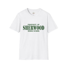 Load image into Gallery viewer, Property of Sherwood T-Shirt - Green Font (Adult Size)
