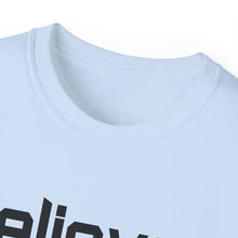Load image into Gallery viewer, Bold Believer : Heavy Cotton Tee : Black Letters
