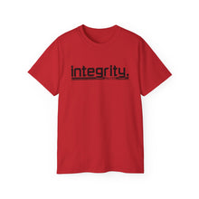 Load image into Gallery viewer, Bold Integrity : Heavy Cotton Tee : Black Letters
