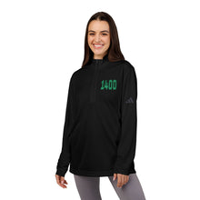 Load image into Gallery viewer, 1400! Green Adidas® Quarter-Zip Pullover
