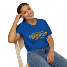 Load image into Gallery viewer, Property of Sherwood T-Shirt - Gold Font (Adult Size)
