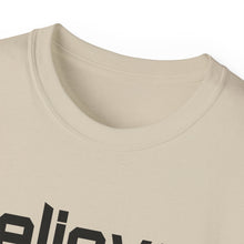 Load image into Gallery viewer, Bold Believer : Heavy Cotton Tee : Black Letters
